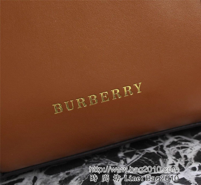 BURBERRY巴寶莉 秋冬爆款 Canvas格紋皮革 手提斜背包 雙拉牌 大容量 可當購物袋實用 39571  Bhq1232